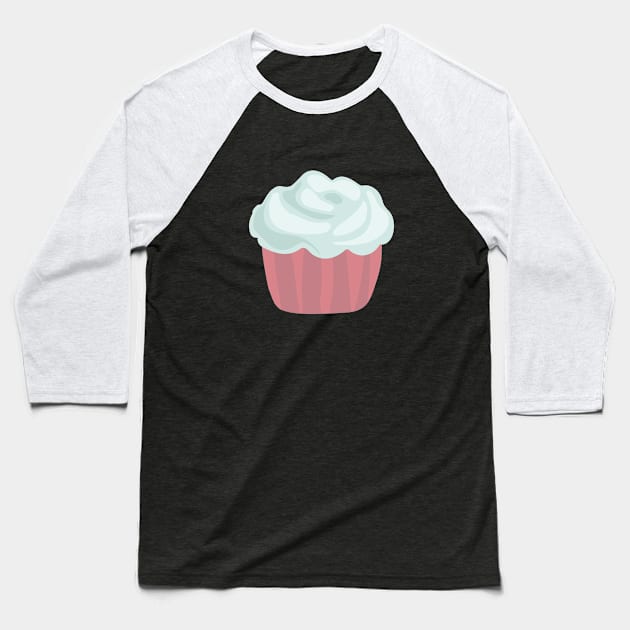 Cupcake cartoon  design Baseball T-Shirt by Tjstudio